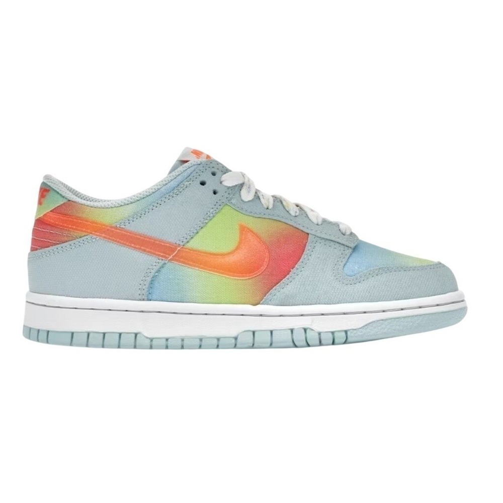 Nike Dunk Low "Heat Map" Blue Yellow Orange Red HF4797-474 Size 4.5Y